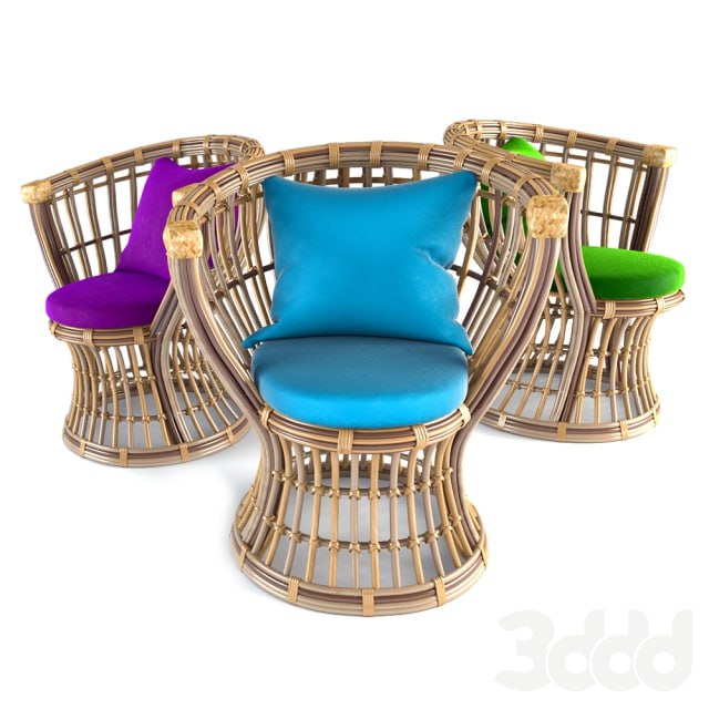 Rattan chair Mazenetti Furniture