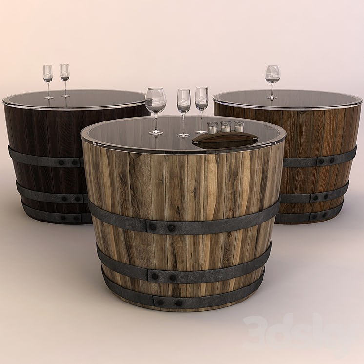 Coffee Table Barrel