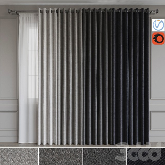A set of curtains on the rings 19. Gray gamma