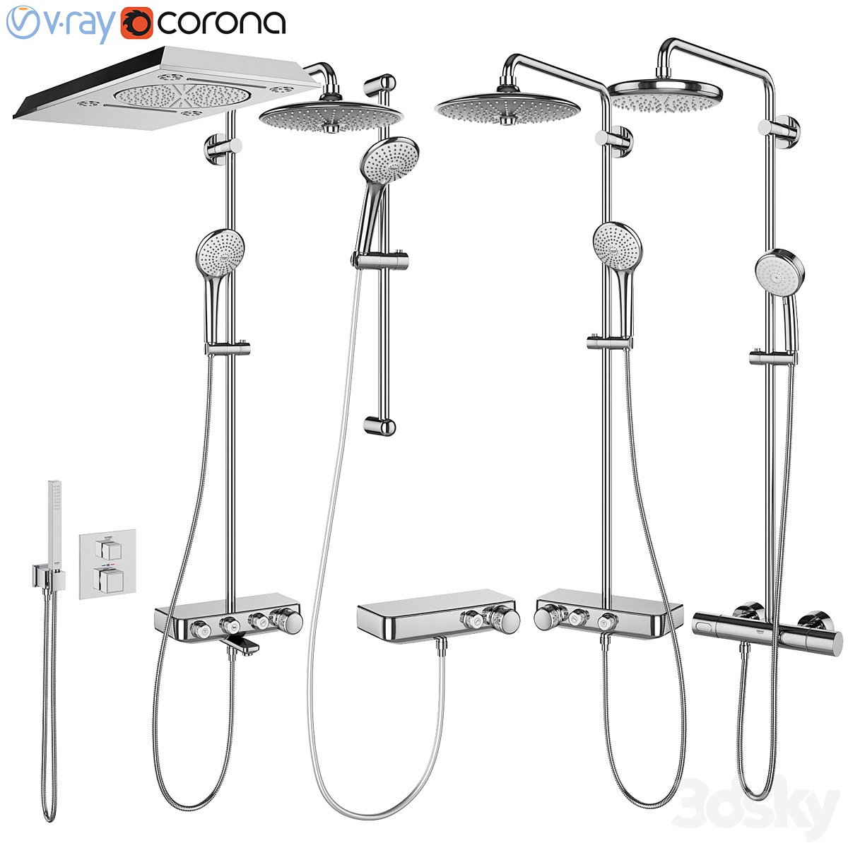 GROHE shower systems set 105