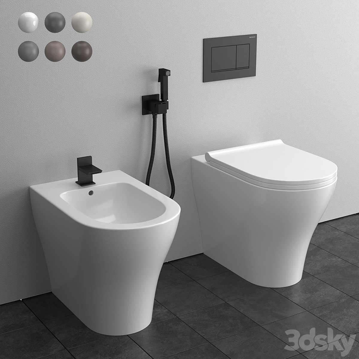 Cielo Enjoy e Amedeo Back to wall WC / Bidet