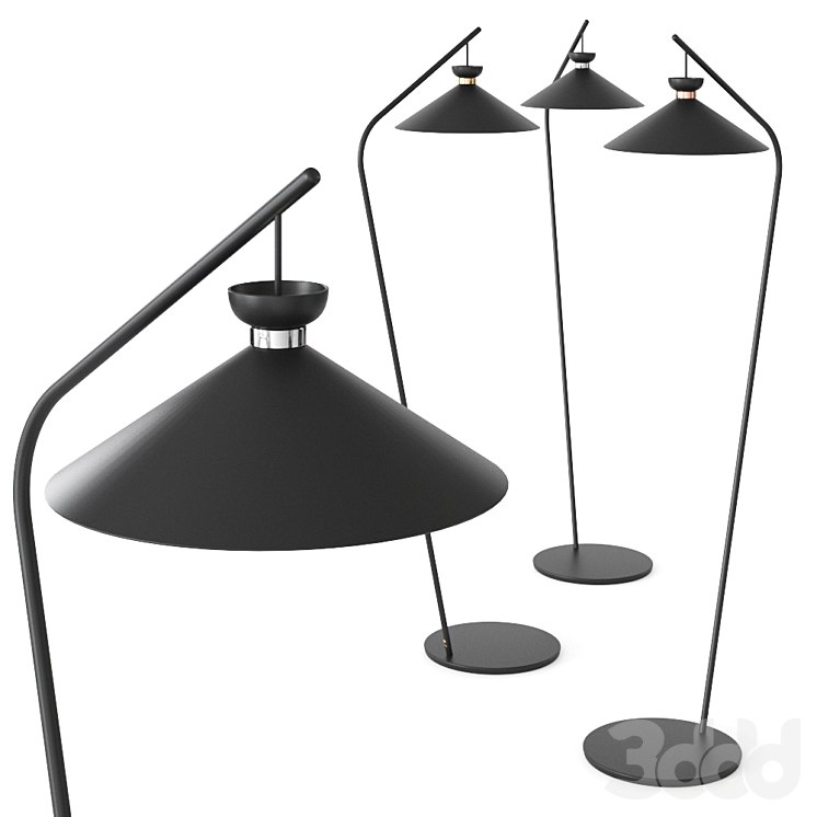 Japan sol de Midj Floor lamp