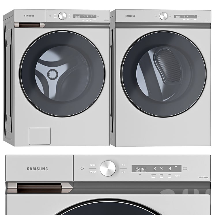 Samsung Washing Machines and Dryer- WF53BB8700ATUS - DVE53BB8700TA3
