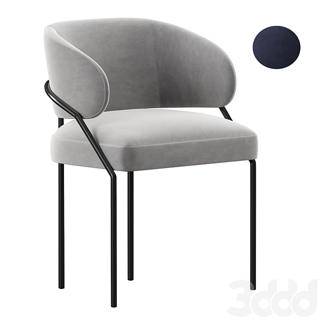 meridiani isetta dining chair