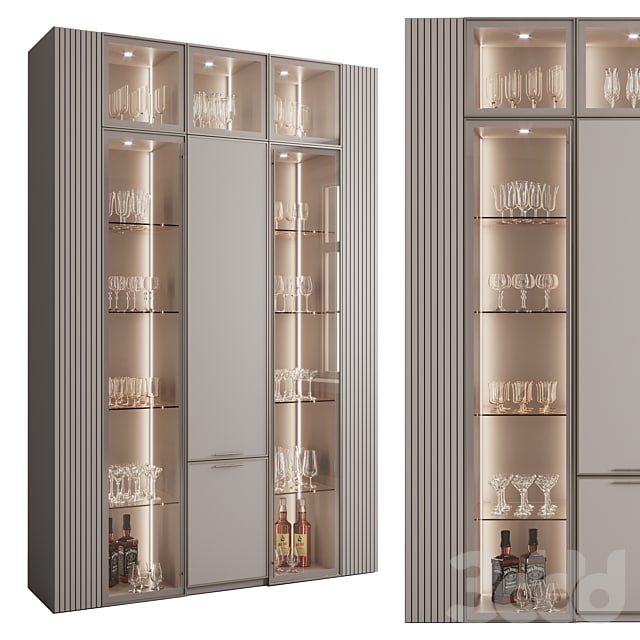 Сupboard with dishes My Design №23