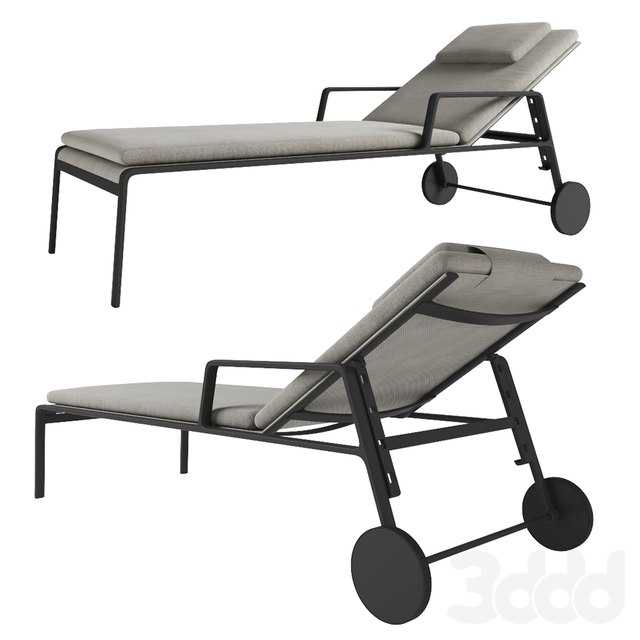 Kettal Park Life Deckchair 11600 pillows