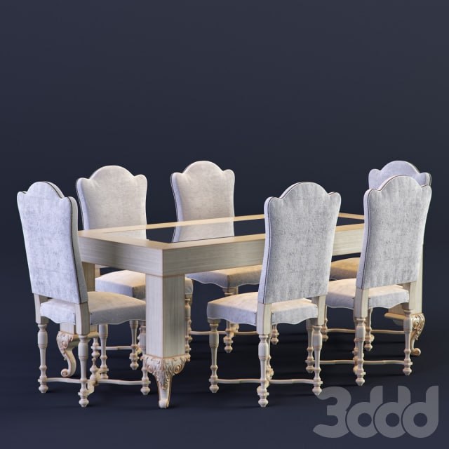 Dolfi \ Table \ Chairs \ 0359