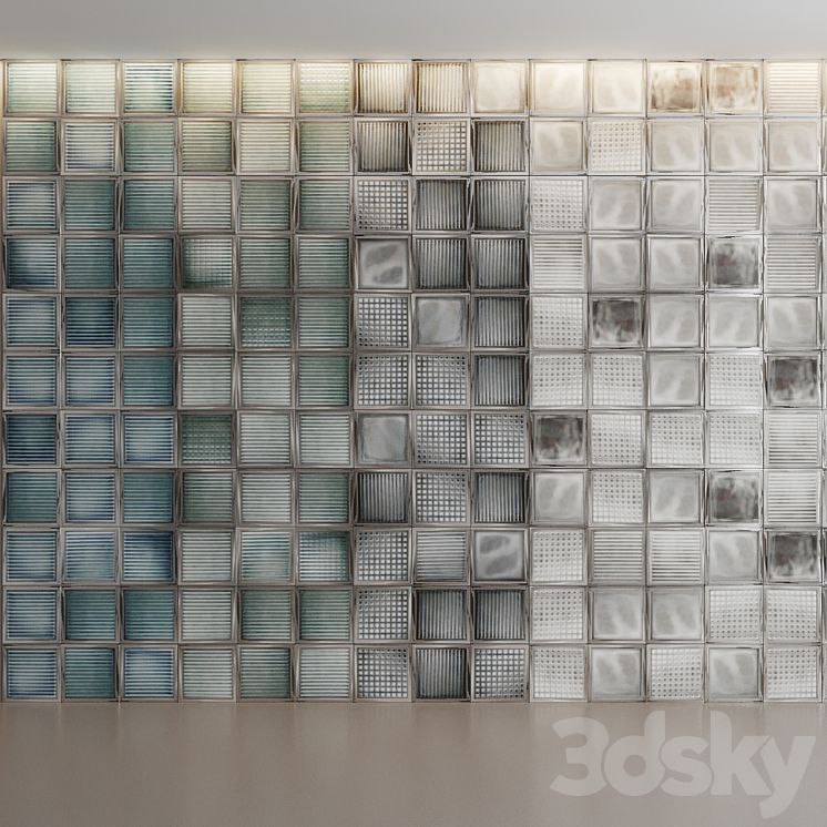 Diesel Glass Blocks by Iris Ceramica