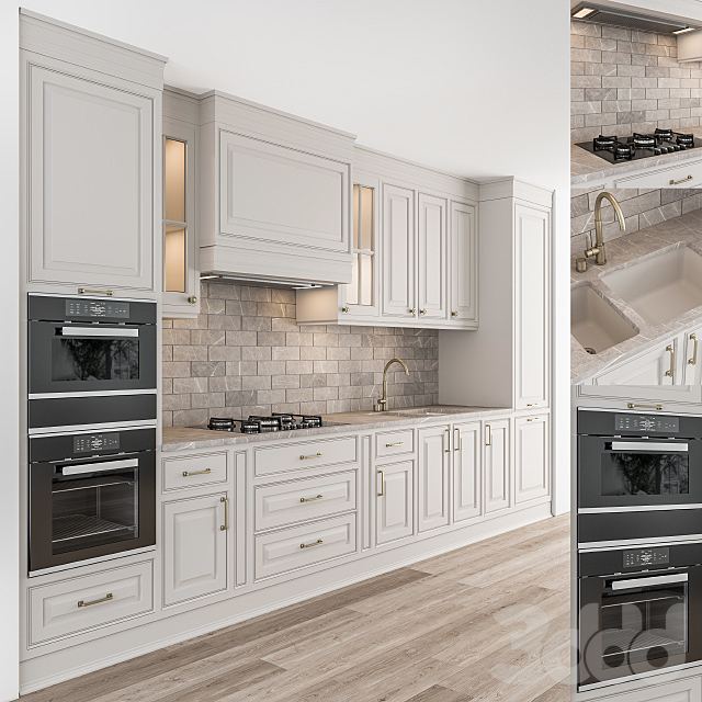 Kitchen NeoClassic - Cream Set 28