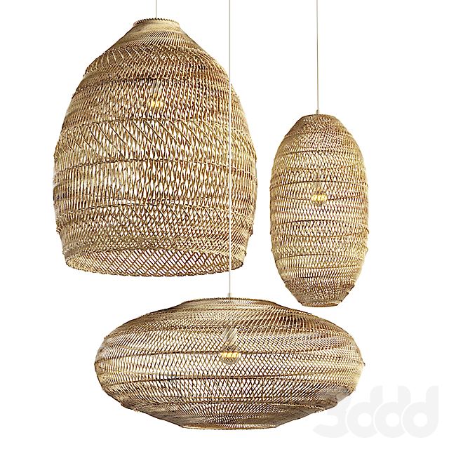 Aliexpress rattan chandelier set
