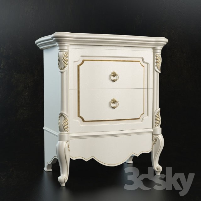 Nightstand Treci Cecchini Victoria Stucco