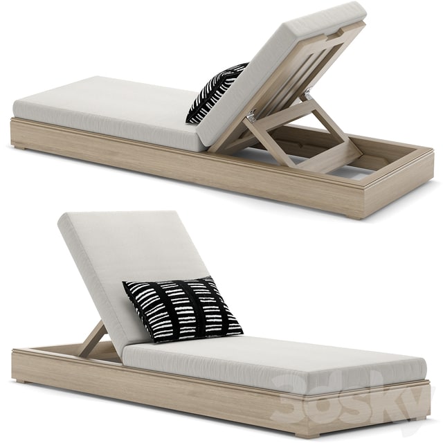 RH Outdoor Costa chaise
