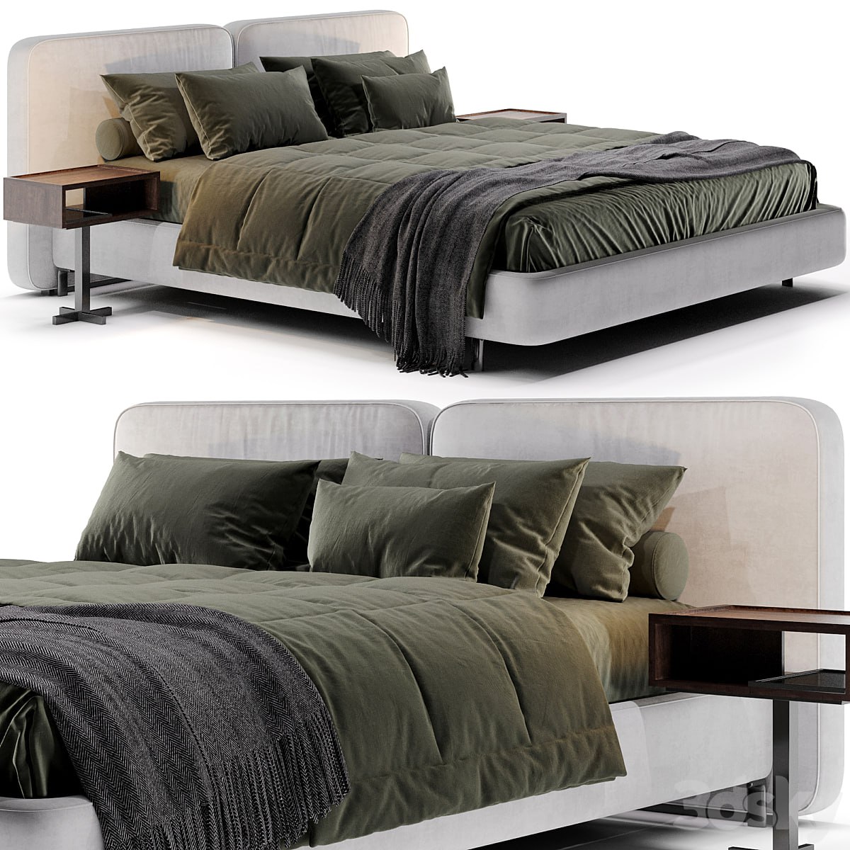 Minotti Tatlin Cover Bed