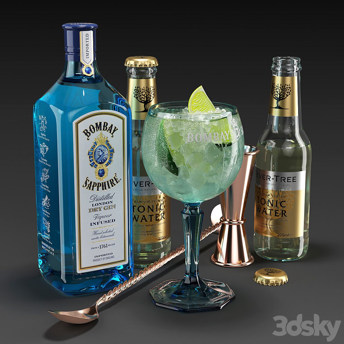 Bombay Sapphire Cocktail Set
