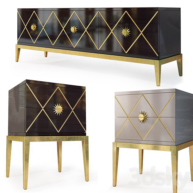 Chest / TV cabinet and bedside table Gatsby. Nightstand, tv stad by Cavio Casa