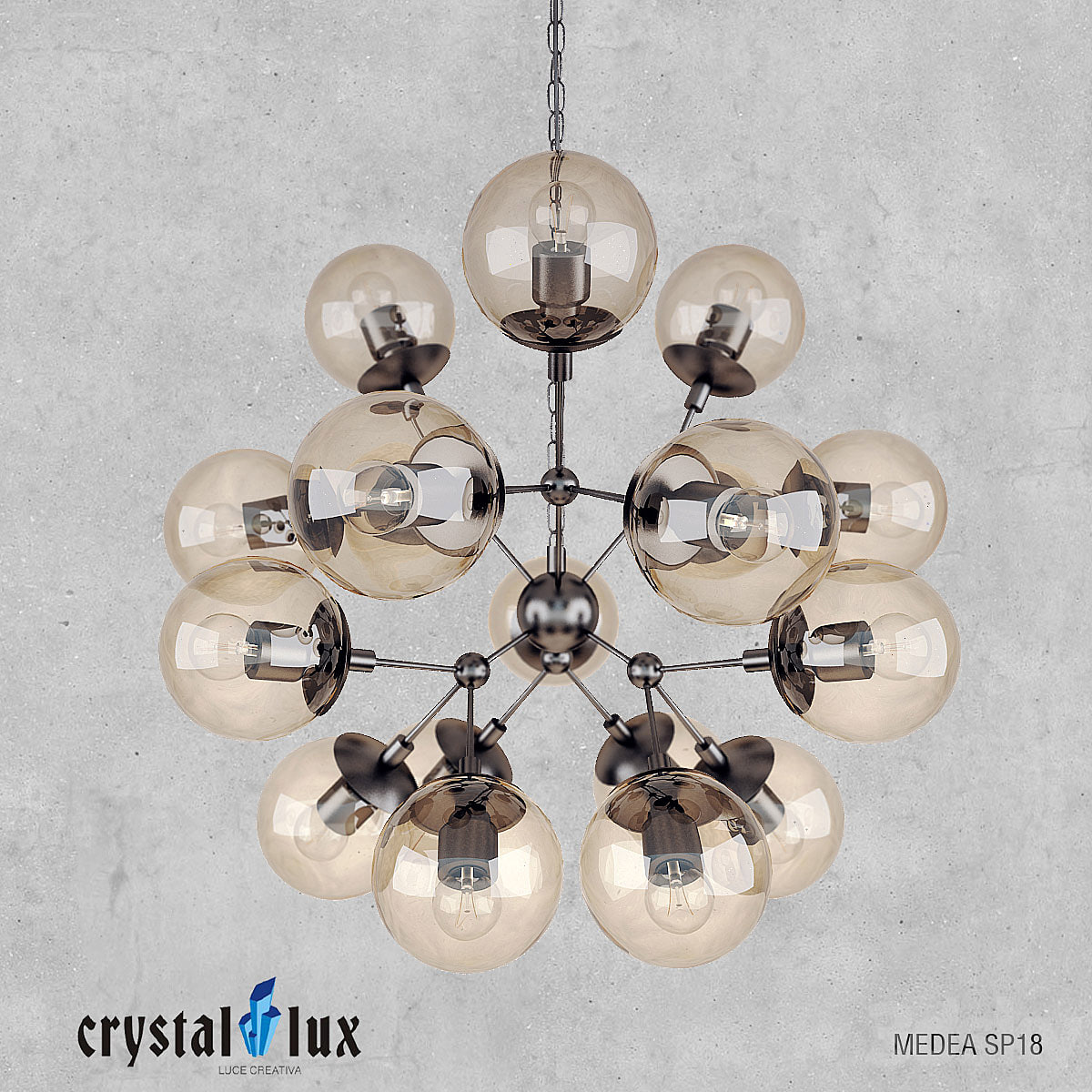 Chandelier Crystal Lux Medea SP18