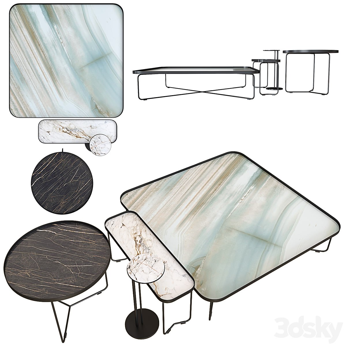 Cattelan Italia Coffee table set 07