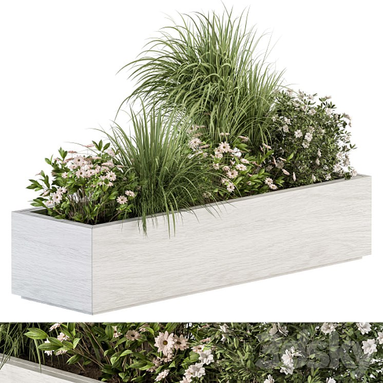 Outdoor Plant Set 290 - Plant Box