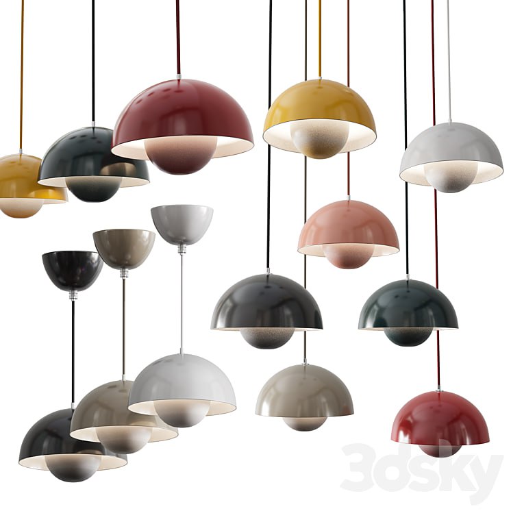 FlowerPot VP1 pendant BY VERNER PANTON