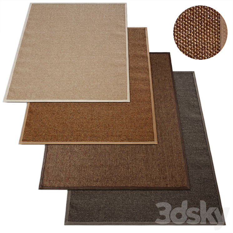 Belgian Basket Weave Sisal Rug RH Collection