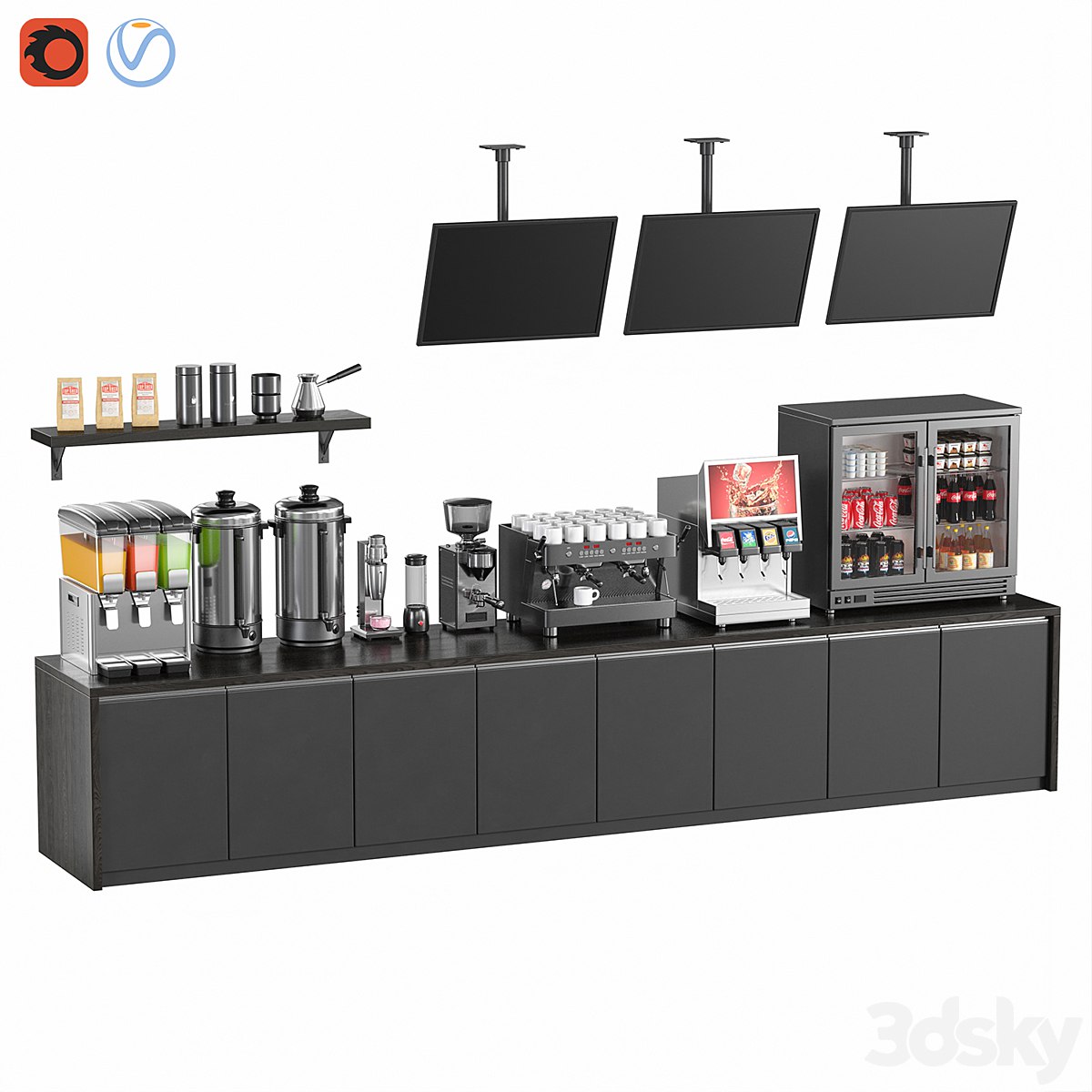 Cafe Equipment Set 4