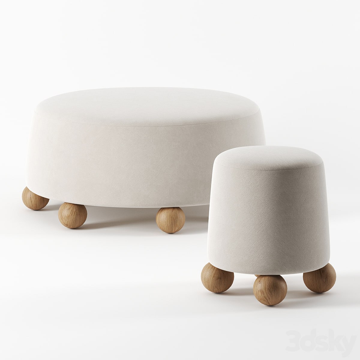 MORRO pouf by Kelly Wearstler