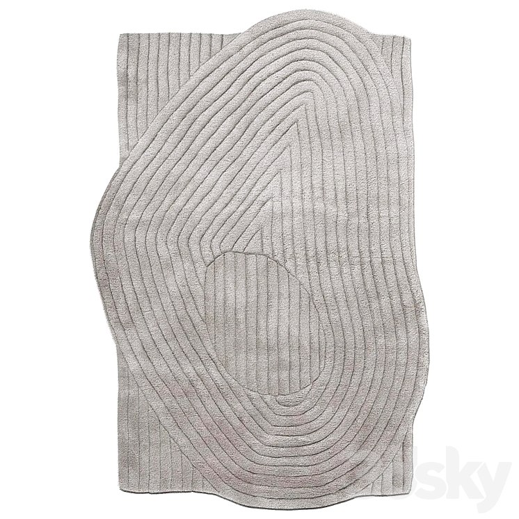 Carpet Niwa Hand-Carved Rug