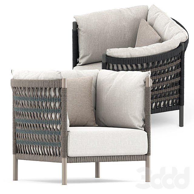 Anatra Lounge Chair by Janus et cie