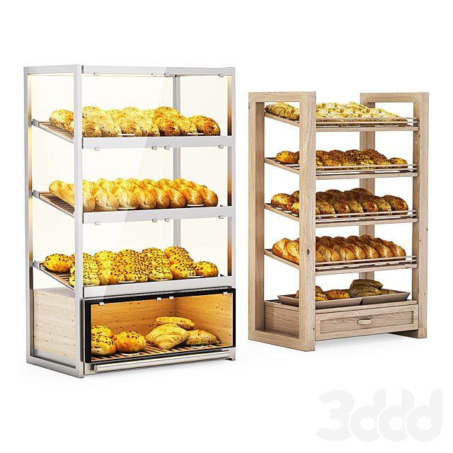 Bread racks with filling