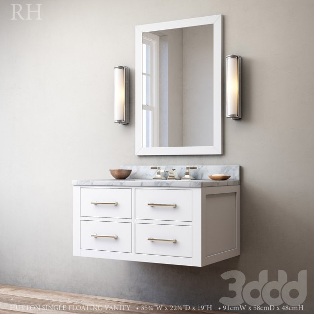 HUTTON SINGLE FLOATING VANITY