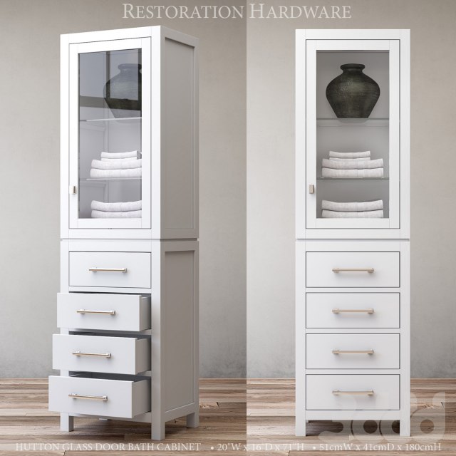 HUTTON GLASS DOOR BATH CABINET