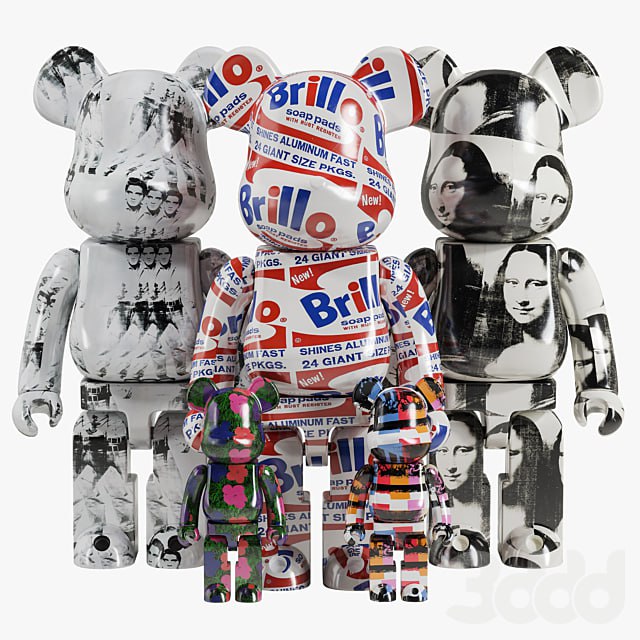 Bearbrick / Andy Warhol