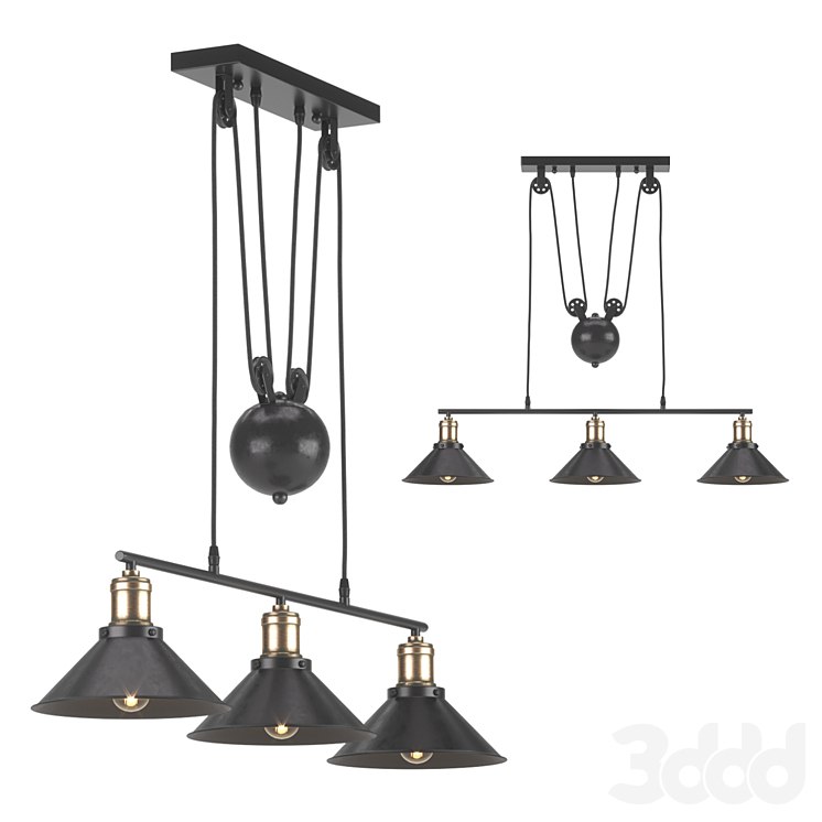 Pendant lamp Minsk 3xE27x40 W Minsk Leroy Merlin