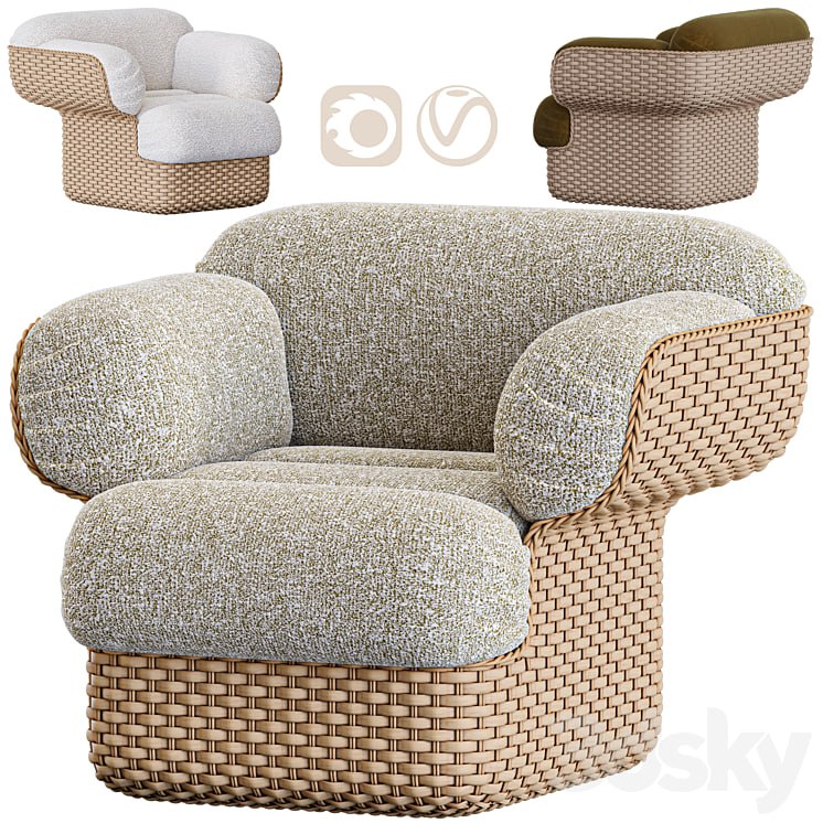 Basket Lounge Chair Gubi