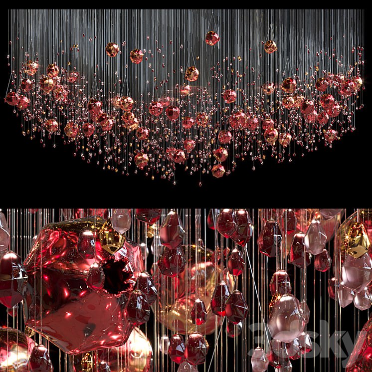 Chandelier Light Vargov - Garnet