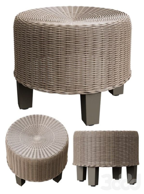 Wicker ottoman Ikea Sky