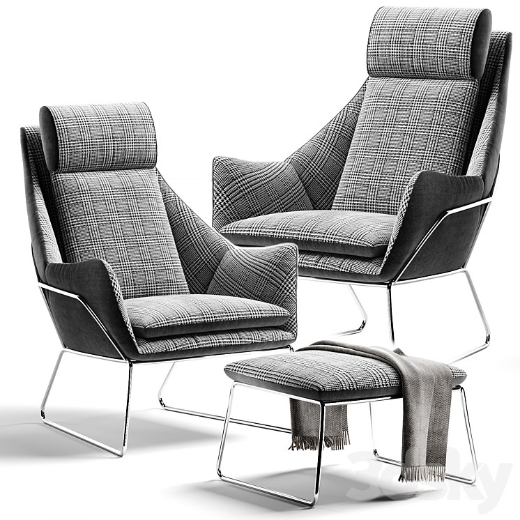 Armchair New York Bergère Saba Italia