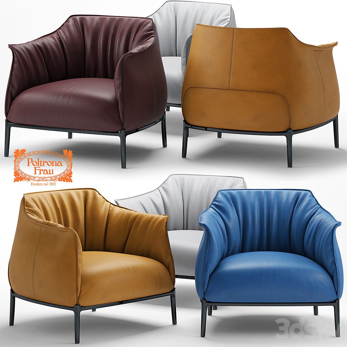 Armchair poltrona frau archibald