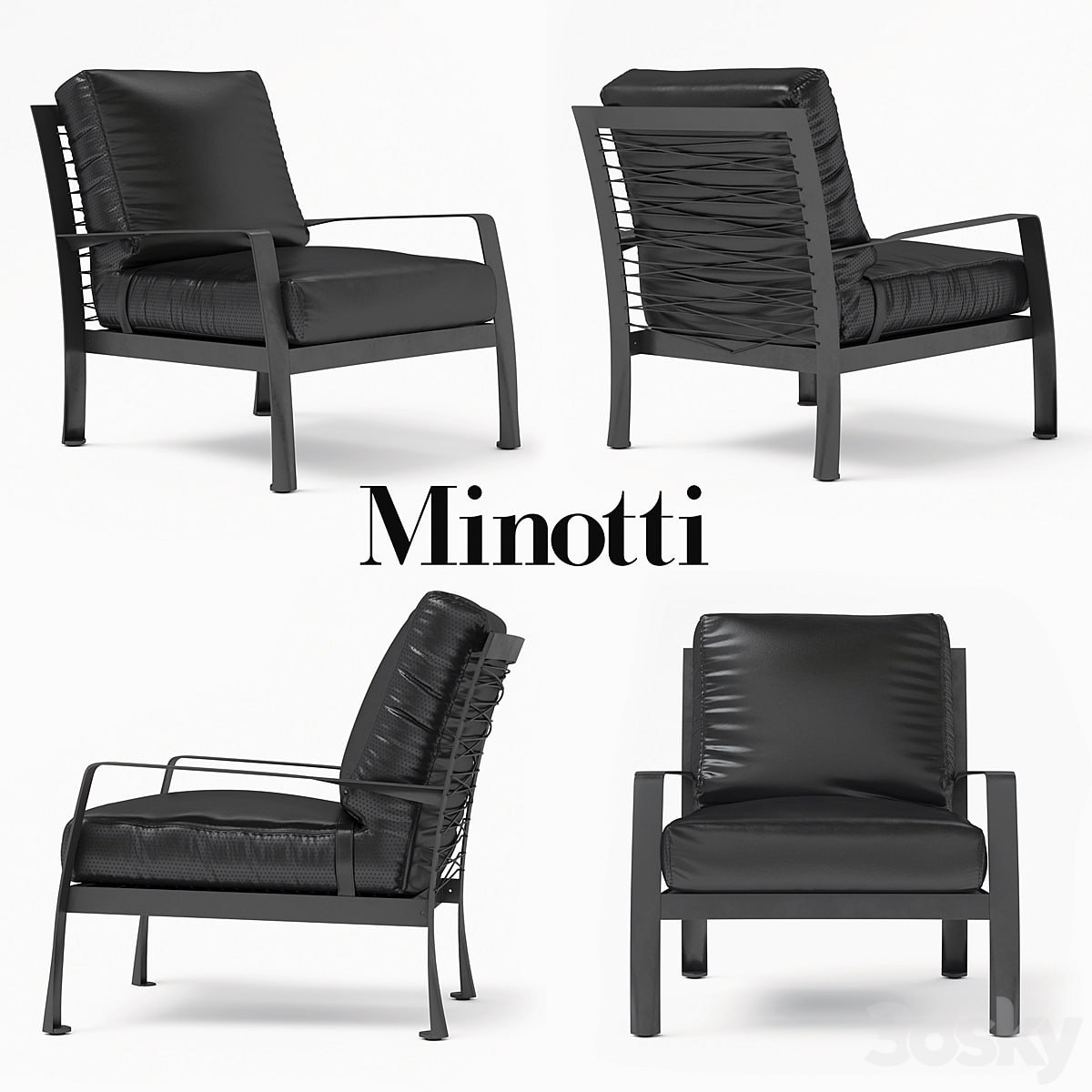 Armchair minotti richards