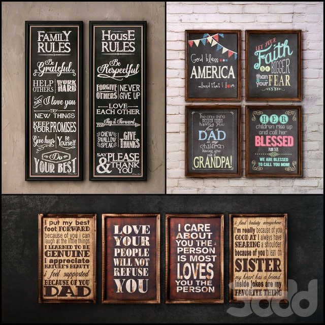 The picture in the frame: 21 pieces (89 collection)