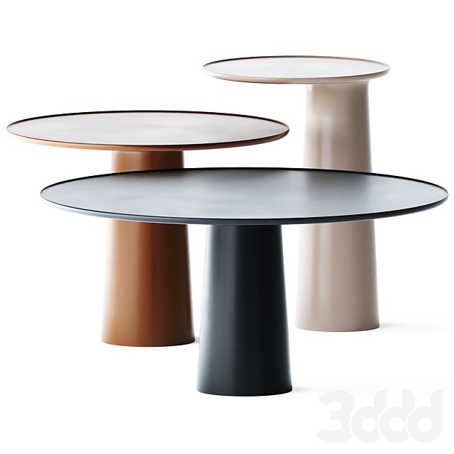 Metal Round Coffee Tables Colorado by Roche Bobois