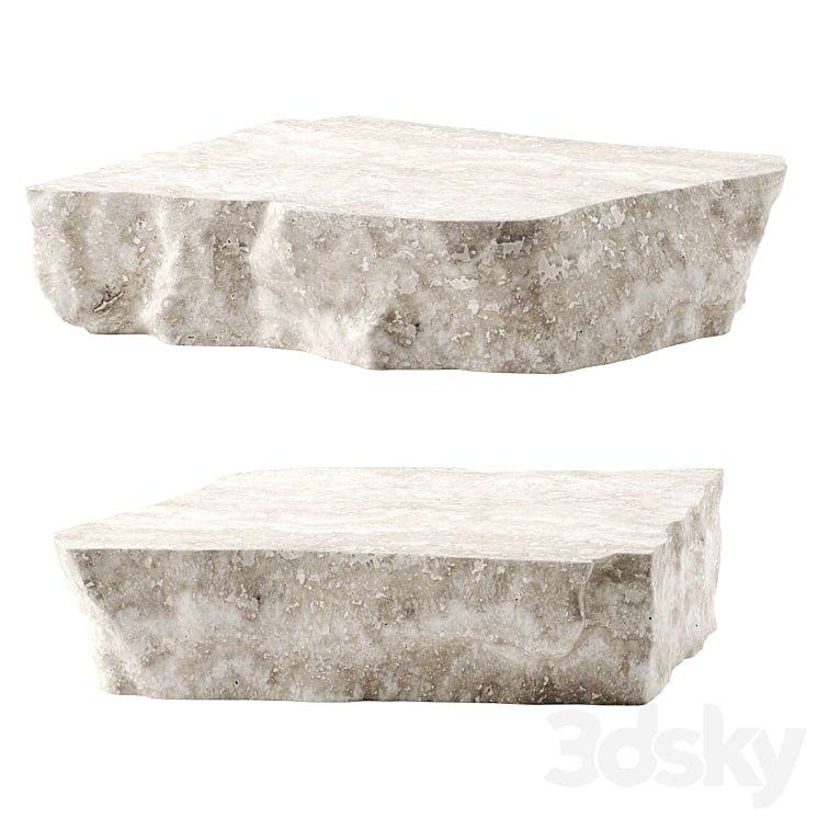 Rock coffee table