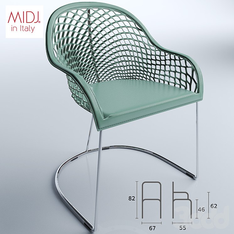 Chair with armrests Guapa P