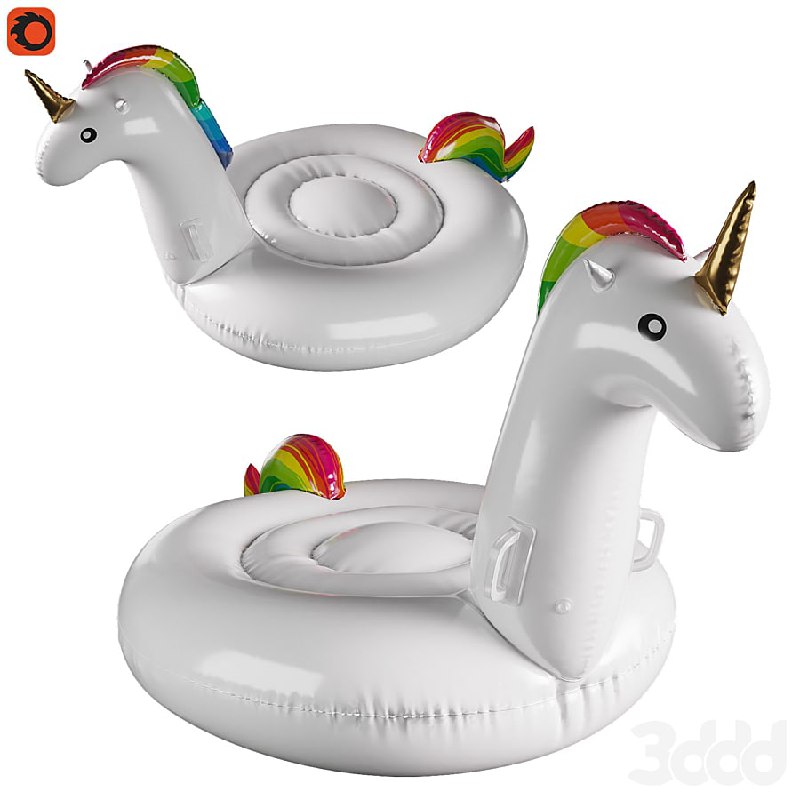 Inflatable unicorn circle