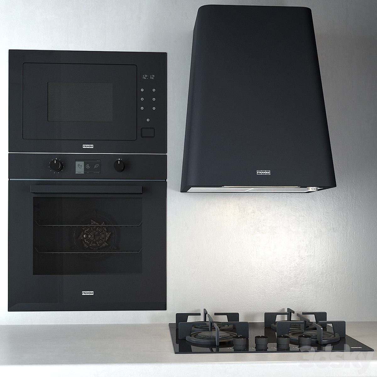 Kitchen appliances Franke "Crystal" (black)