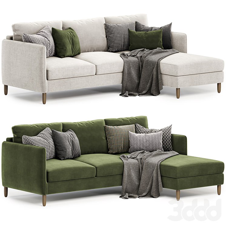 Lomeo Fixed corner sofa