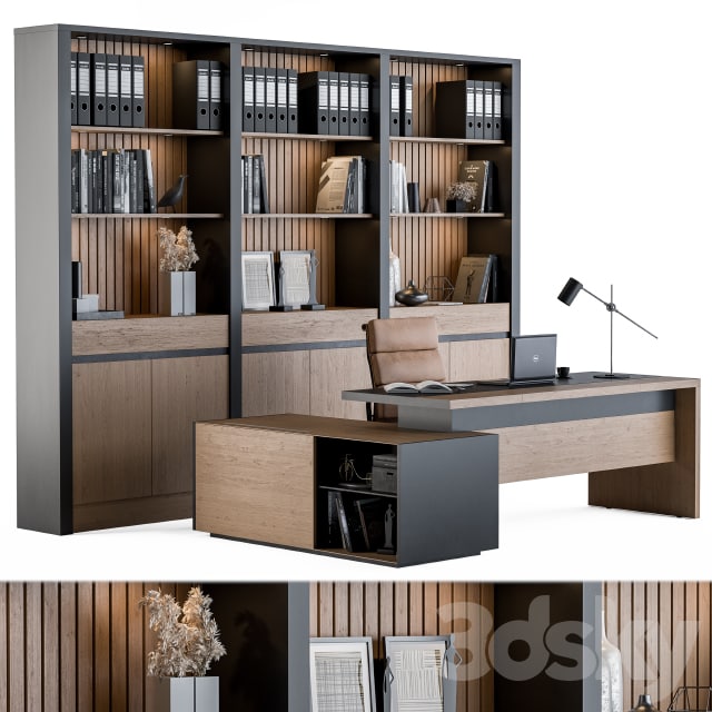 Office Furniture - Manager Set 09