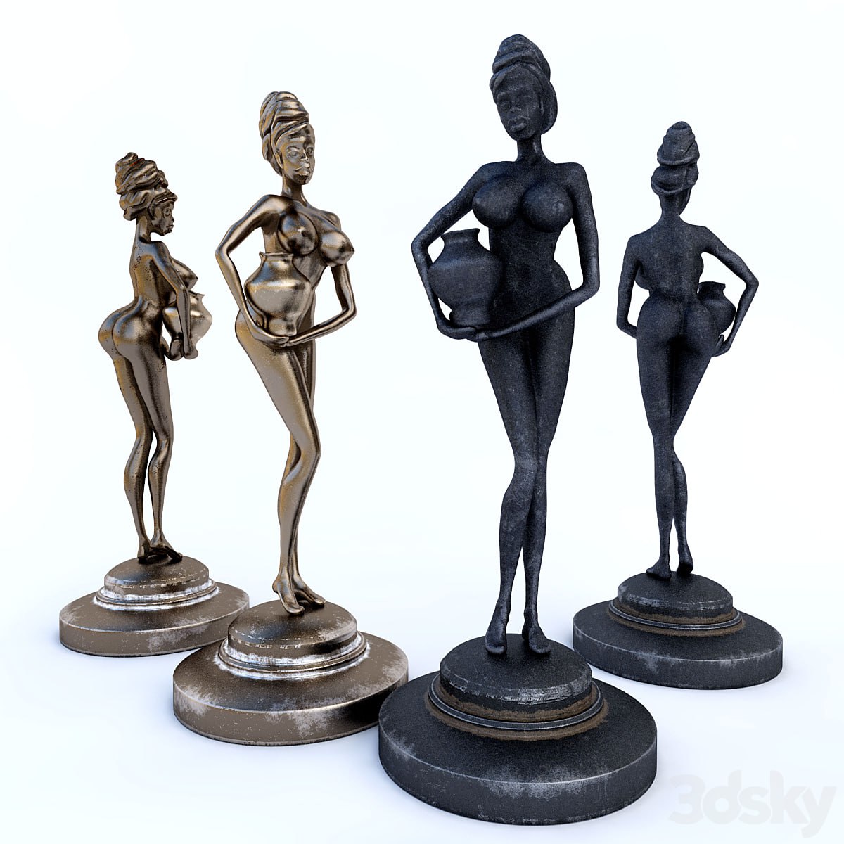 Statuette of an African grotesque