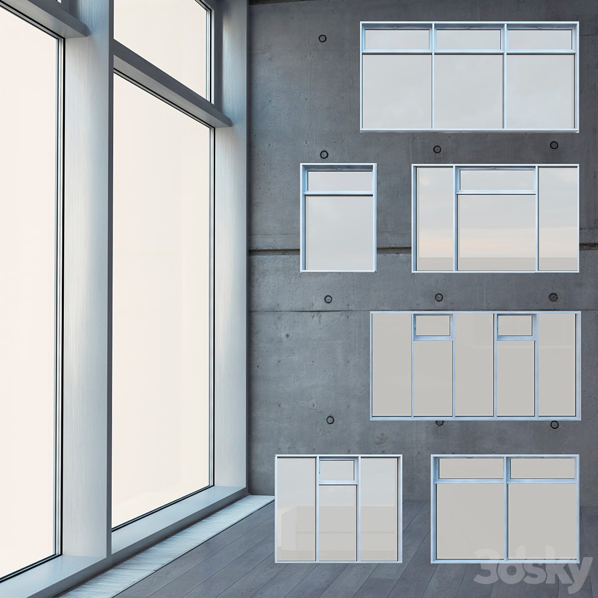 Stained glass with radiator 04