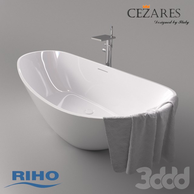 Bath Riho Granada & mixer Cezares Cascado